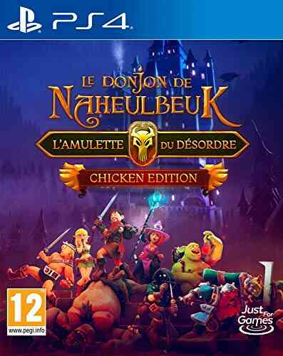 Jeux PS4 Premium Le donjon de naheulbeuk l amulette du désordre chicken edition ps4 1