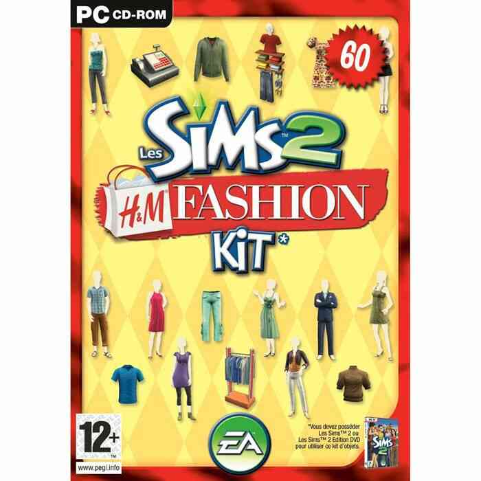 Les Sims 2 - Kit H&M Fashion