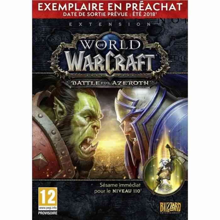 World of Warcraft Battle for Azeroth PC Boîte de pré-achat