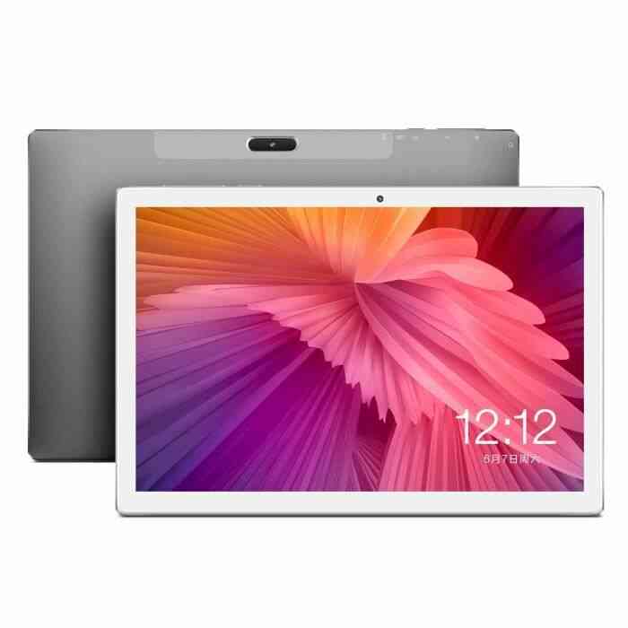 10,1 pouces 1920 x 1200 Teclast M30 Android 8.0 Tablette PC 3GB Blanc argenté Tablette standard européenne + étui en cuir -128 Go