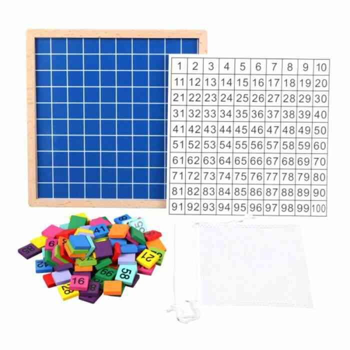 1 jeu de nombres appariement conseil mathématique apprentissage coloré en bois à 100 jouets APPAREIL PHOTO NUMERIQUE COMPACT