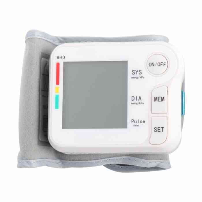 1 PC Sphygmomanomètre Portable Moniteur De Tonomètre Fréquence Cardiaque pour Clinique Maison MONTRE CONNECTEE SPORT