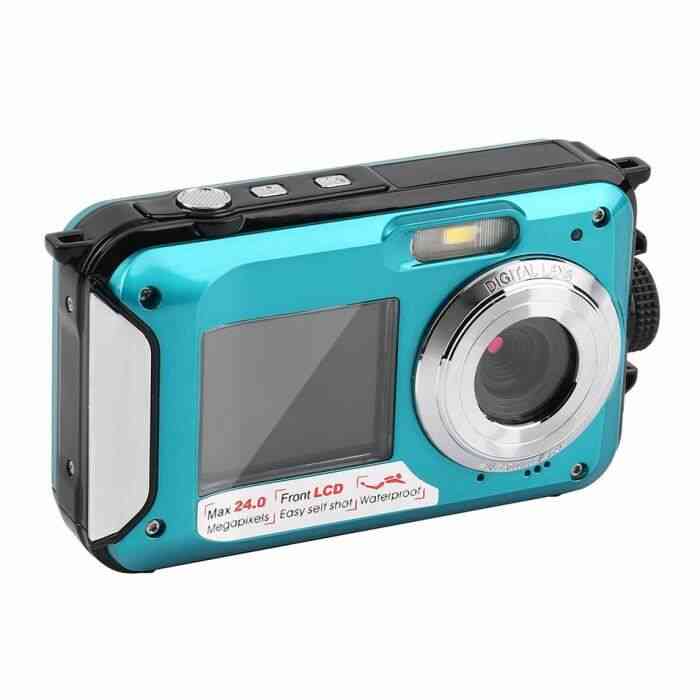 2.7inch TFT Digital Camera Waterproof 24MP MAX 1080P Double Screen 16x Digital Zoom Camcorder HD268