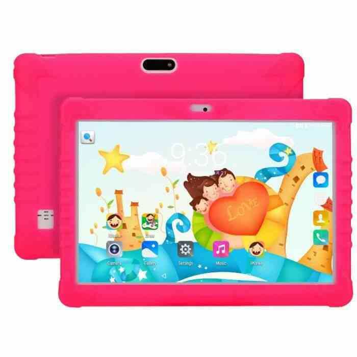 OFELI® 10.1 Pouces avec WiFi/Bluetooth/Jeux/mode enfants/ 4 Core Enfant Tablette Android -Rose