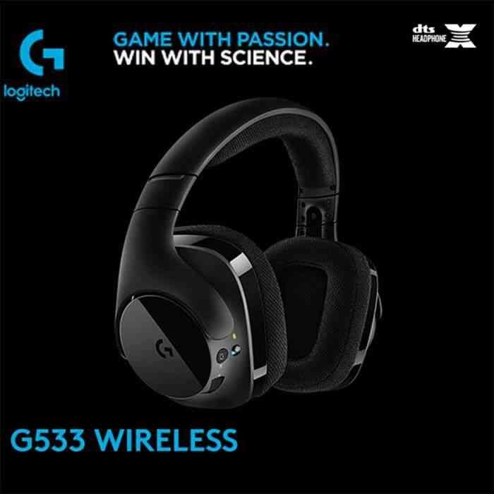 Logitech G533 7.1 Surround sans fil son casque Gaming Headset DTS Ear Fone @coe1675