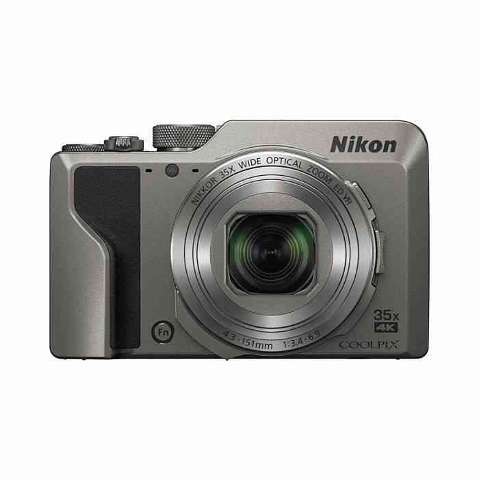 Nikon Coolpix A1000 Appareil Photo Silver + Étui de Protection