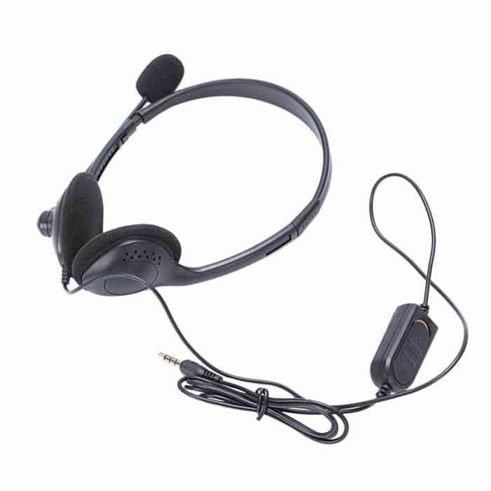 ABSQ 3.5Mm filaire jeu casque jeu casque Microphone bandeau avec micro stéréo basse pour Pc ordinateur Playstation 4 - Type Black