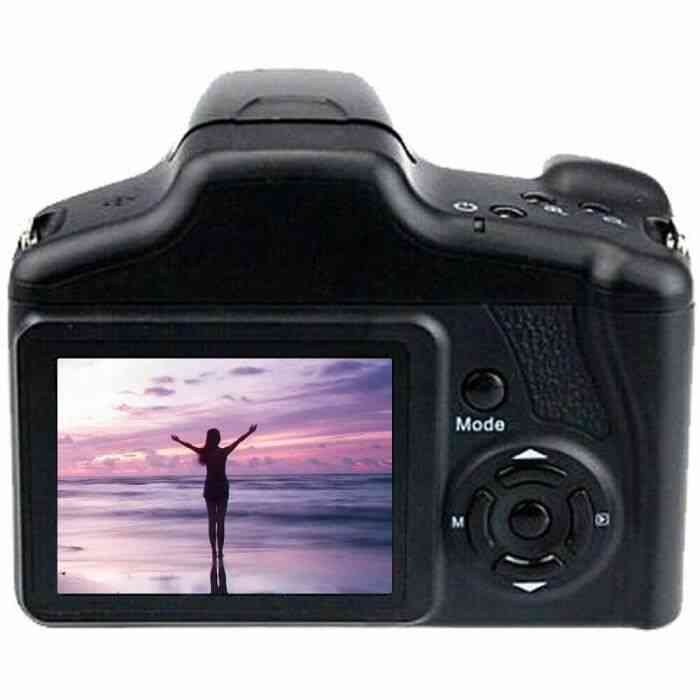 Appareil Photo numérique Vlogging Camera Video Camera, 1080P Ultra HD LCD Screen 2.4 inch 16X Digital Zoom, Anti-Shake Cameras for B