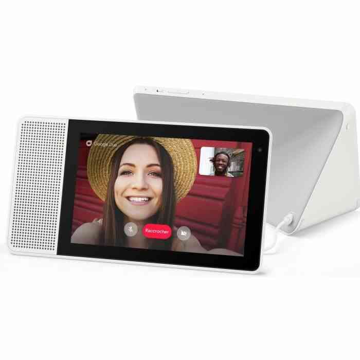 LENOVO Smart Display - Assistant Google - Ecran 8- FHD IPS Touchscreens - 2 Go de RAM - 4 Go eMMC - Wifi / Bluetooth