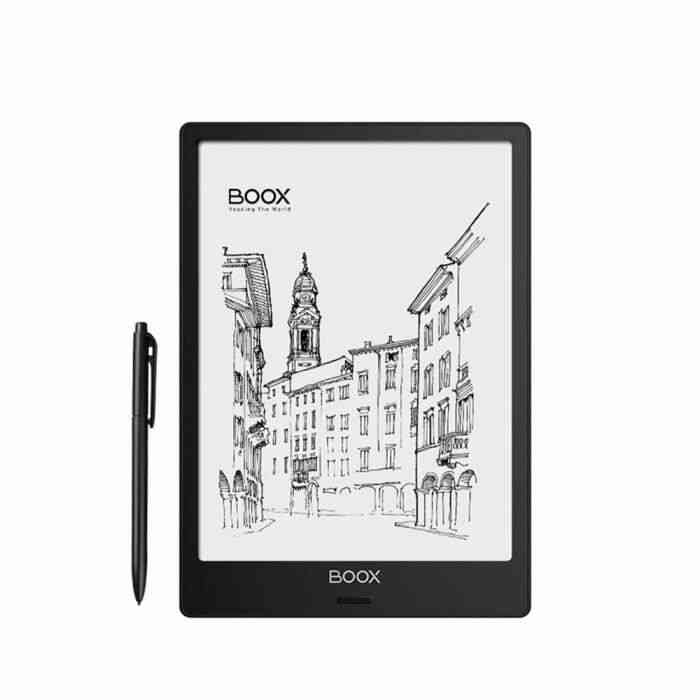 BOOX Note E-book Android 6.0 32 Go 10,3 -écran tactile double écran HD E-Ink Carta Écran flexible intégré Mic WIFI et BT