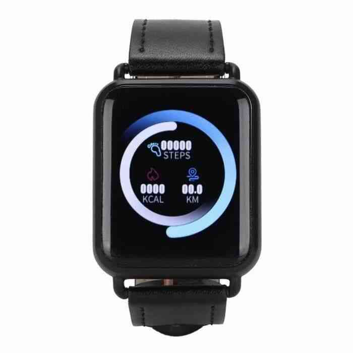 BOYOU Q3 Smartwatch 1.3inch TFT LCD écran Couleur Multi-Fonction Montre Intelligente Bracelet Noir