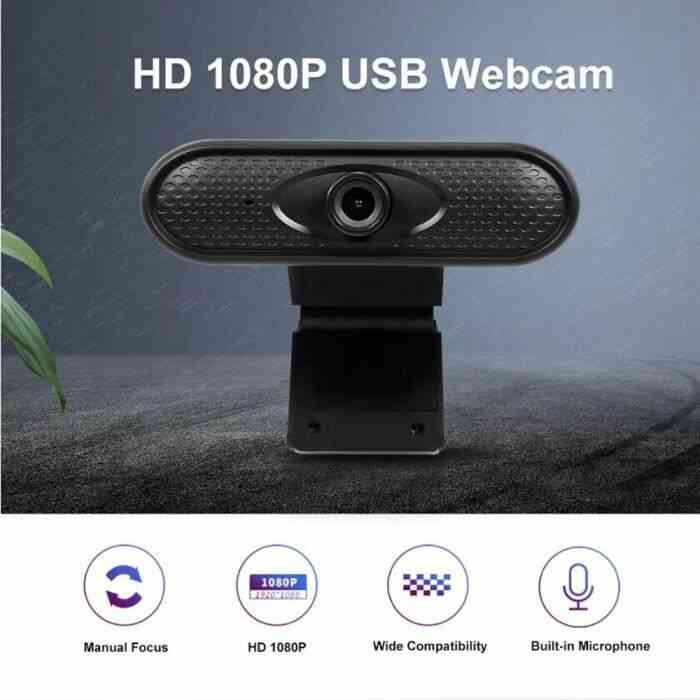 Caméra Web HD1080P à mise au point automatique pour appareil photo PC de bureau avec microphone @aighegd720