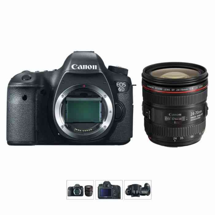 Canon EOS 6D II Kit (24-70mm f-4L IS USM) appareil photo numerique reflex