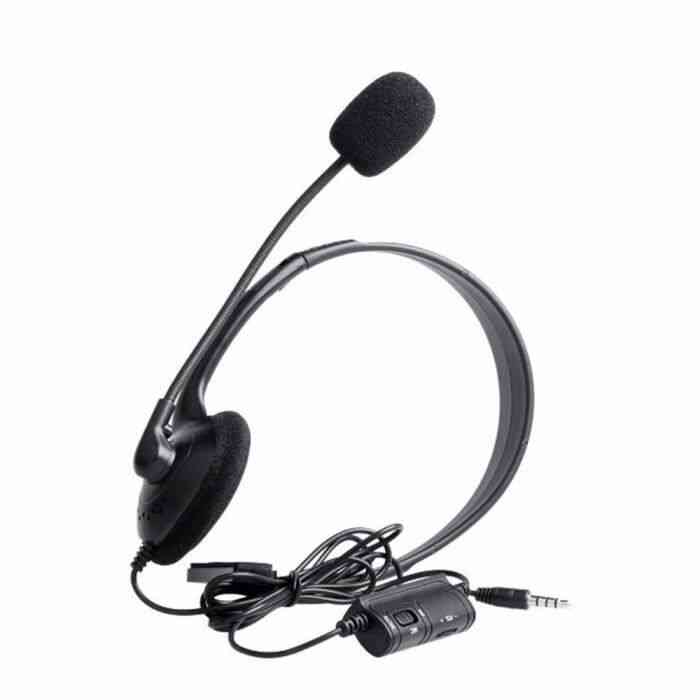 Casque filaire casque écouteur Microphone pour Sony PlayStation 4 PS4 contrôleur de jeu micro de jeu 3.5mm Jack