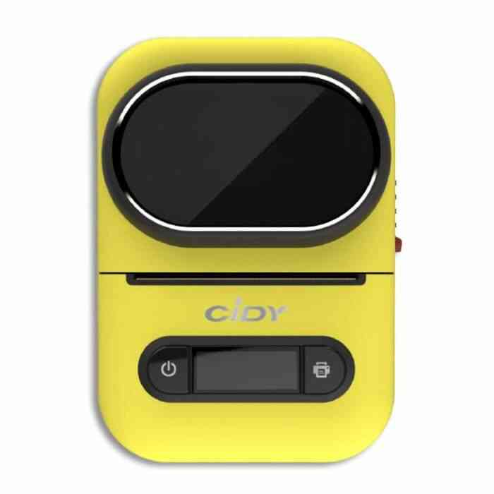 CIDY EQ11 Mini Imprimante DéTiquettes de Poche Imprimante Photo Thermique Portable Bluetooth pour TéLéPhone Portable à Usage
