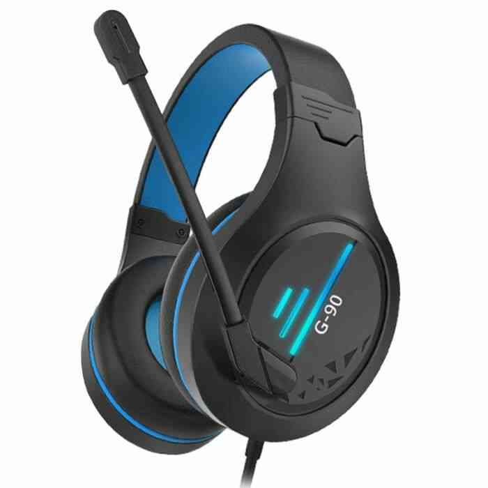 E sports jeu casque filaire écouteur Surround stéréo vidéo jeu casque avec micro pour nouveau Xbox One-PS4-ordinateur - Type Blue