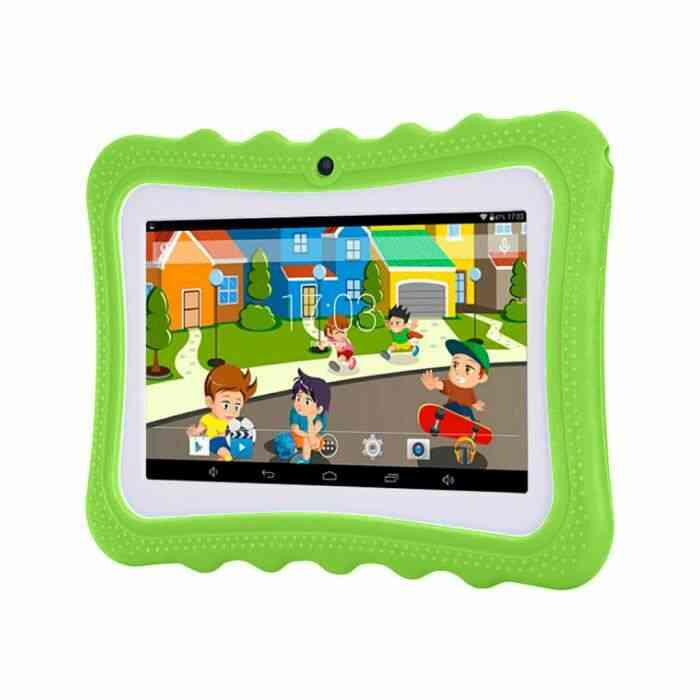 Enfants 7 pouces Tablet PC Android 8.0 Quad Core 4 Go ROM 1 Go de RAM WIFI HD double caméra ke060
