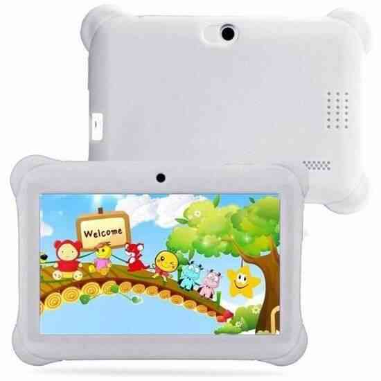 Enfants Tablette PC 7 Android 4.4 bleundle Cas Double caméra 1.2 Ghz Wi-Fi Bonus Articles LIU61208801WH