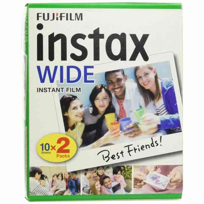 Fujifilm Instax - Lot de 5 boîtes de 20 pellicules (100 Photos Format Large) pour Fuji Instax 210