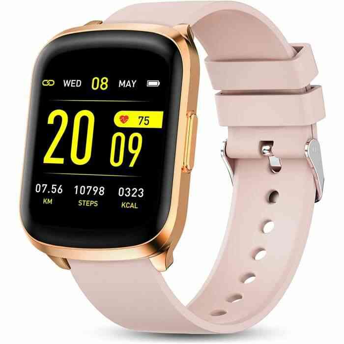 GOKOO Montre Connectée Femmes Homme Smartwatch Montre Sport Cardiofrequencemètre Montre Intelligente Etanche IP67 Fitness Tracker d