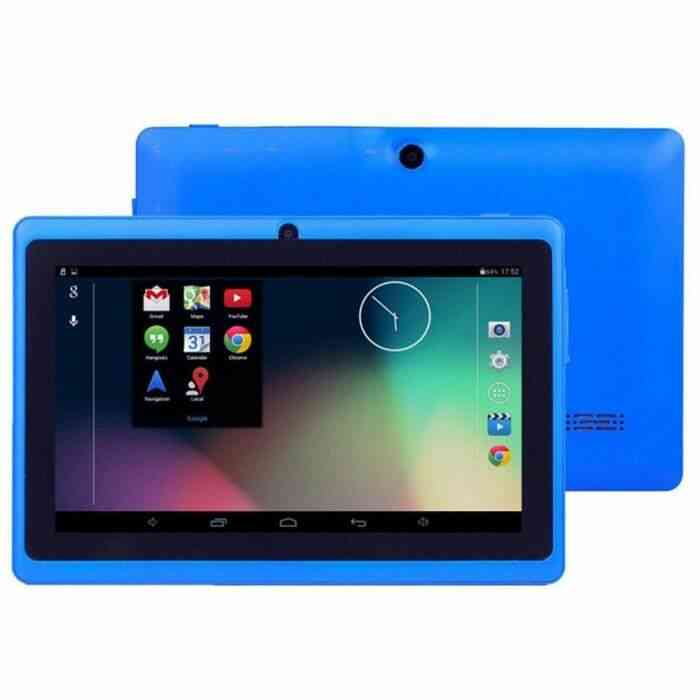 Google Android 4.4 7 pouces Quad Core Tablet PC 512 + 8 Go à double caméra wifi Bluetooth LLY80731108BU