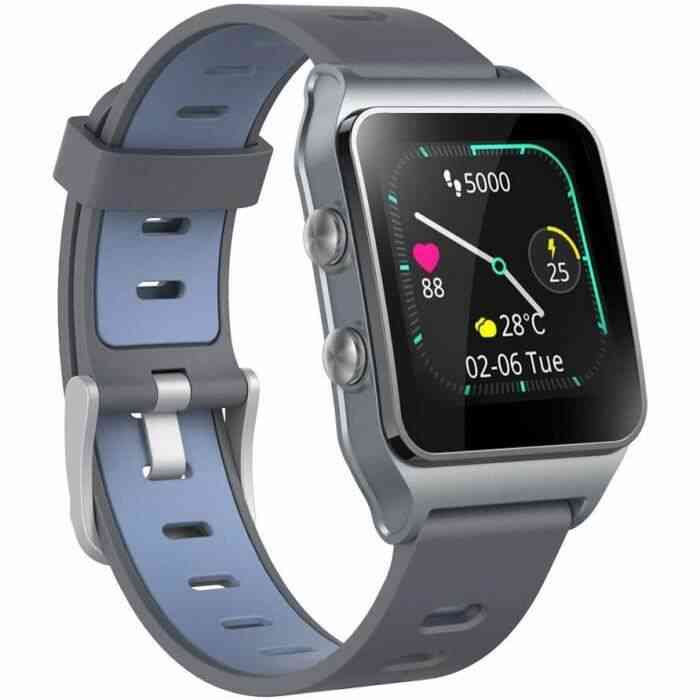 GPS Smartwatch avec 17 modes de sport, montre à écran tactile de piscine étanche IP68, suivi du sommeil par fréquence cardiaque avec