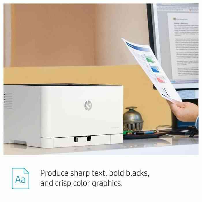 HP Color Laser 150NW Couleur 600 x 600 dpi A4 WiFi - Imprimantes Laser Couleur, 600 x 600 dpi, A4, 150 Feuilles, 18 ppm