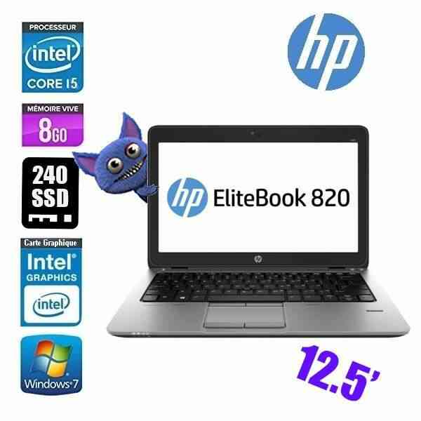 PC portable Hp Hp elitebook 820 g2 i5 5300u 2.3ghz - grade a