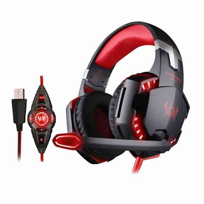 Kation CHAQUE G2200 Gaming Gaming Headset stéréo antibruit Casque filaire_B4415