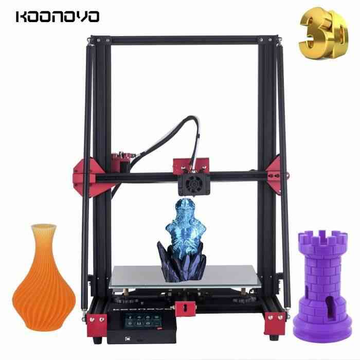 KOONOVO JH30 Imprimante 3D de haute précision Kit de bricolage Impression silencieuse avec extrudeuse tout en métal tactile d-36