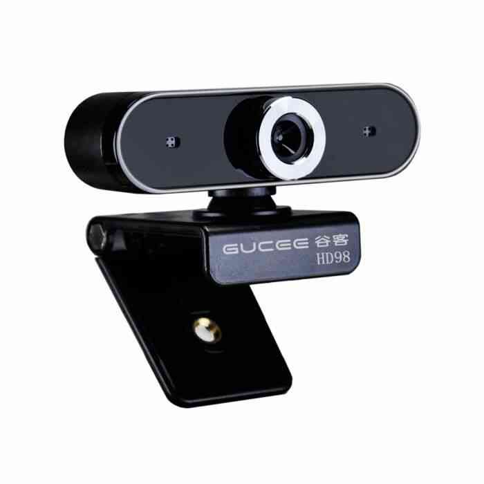 Lechnical Webcam GUCEE HD98 12MP à mise au point manuelle Caméra