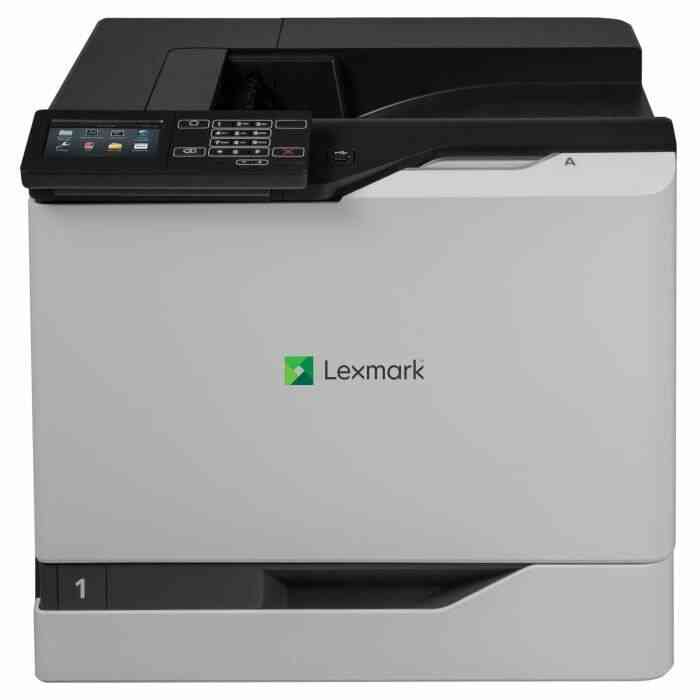 Lexmark cs820de colour laser printer a4 1200x1200 dpi 1024mb 60ppm usb 2.0 lan (21K0230)