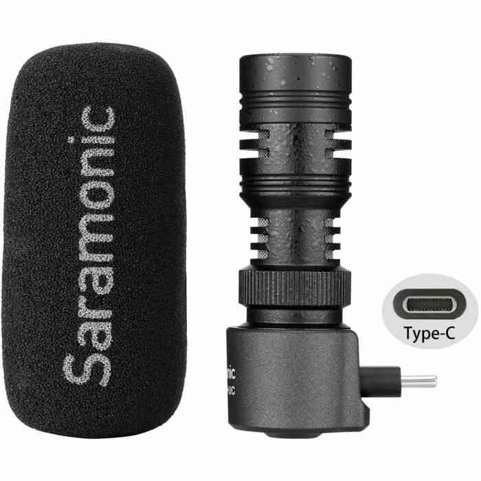 Microphone Saramonic SmartMic+ UC pour Smartphone Mic (USB-C)