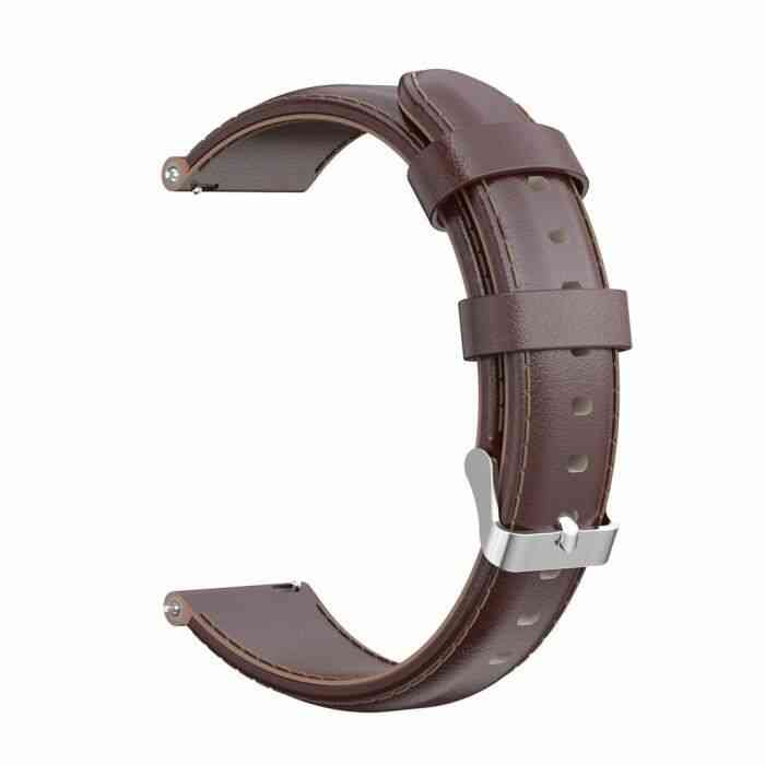 MONTRE BLUETOOTH - MONTRE CONNECTEE - MONTRE INTELLIGENTE Bracelet en cuir bande de poignet de remplacement de montre en cuir pour