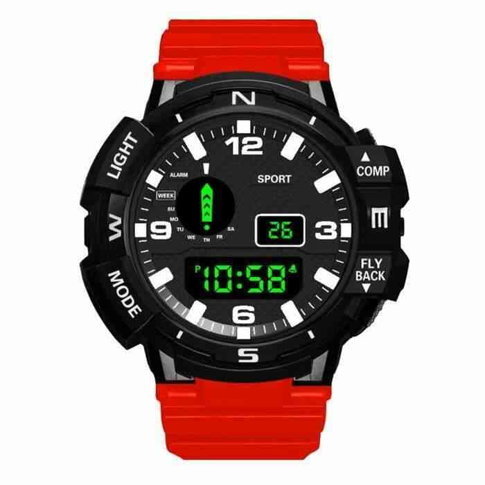 MONTRE BRACELET HONHX Luxury Mens Digital LED Watch Date Sport Men Outdoor Electronic Watch LLZ90808721RD_SAN9022 Ve83855