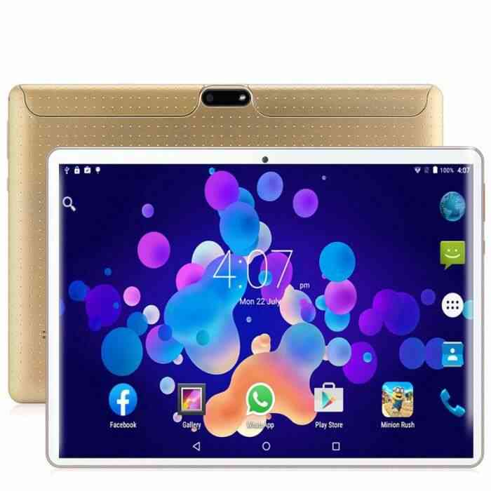 Nouveau 10.1 pouces Comprimés 3GPhone Appel 32 GO Quad Core MTK Tablette Android 7.0 Wi-Fi Bluetooth Dual SIM Original Tablette PC