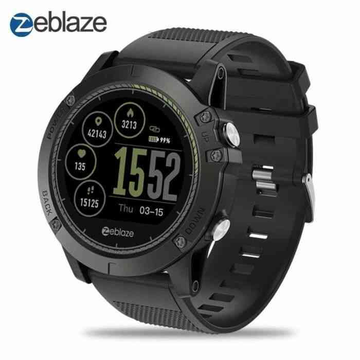 Nouveau Zeblaze VIBE 3 HR Smartwatch IP67 étanche dispositif portable moniteur de fréquence cardiaque IPS couleur affichage Sport mo