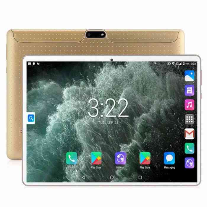 Nouvelle Tablette 10.1 pouces Android 9.0 Google Play 3G Téléphone Appels Tablettes WiFi Bluetooth GPS - 32Go ROM- 3Go RAM -Tablette