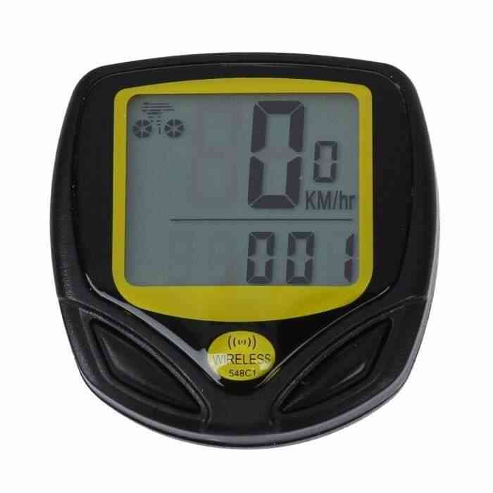 Odometre Chronometre Tachymetre Compteur Sans Fil Etanche pour Velo Bicyclette Aw57637