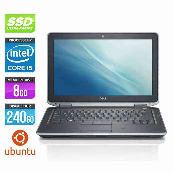 PC portable Dell E6320 - core i5 - 8go - 240go ssd - linux
