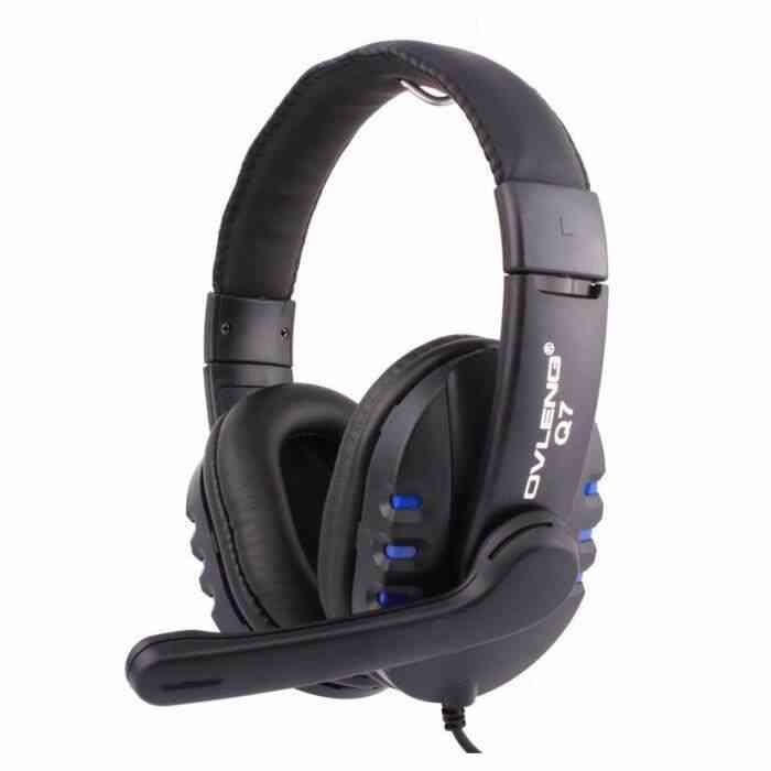 OVLENG Q7 casque de jeu e sports avec Microphone stéréo Surround casque USB pour PC et ordinateur portable - Type blue