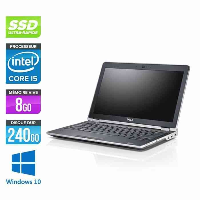 Pc portable Dell E6230 - i5 - 8 Go - 240 Go SSD - Windows 10