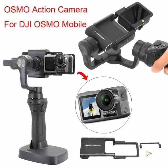 PGYTECH OSMO d&#39adaptation Support Action Support de plaque pour DJI Osmo mobile 2_MM1258