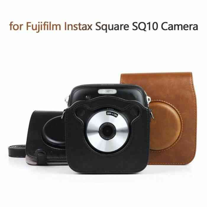 PULeather Vintage Fuji place sac pour Fujifilm Instax place SQ10Camera_MM1359