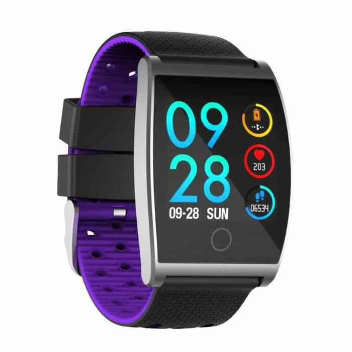 QS05 intelligent écran couleur calories exercice de fréquence cardiaque Podomètre montre Smart Watch @coniada12339