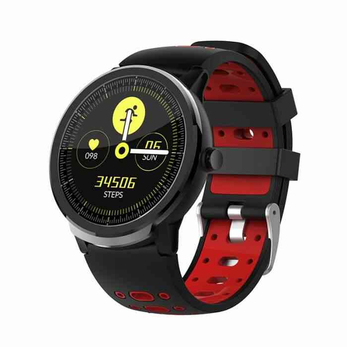Red Nouveau NORTH EDGE N21 montre intelligente Bluetooth hommes pression artérielle ronde Smartwatch femmes montre étanche IP67 Spor