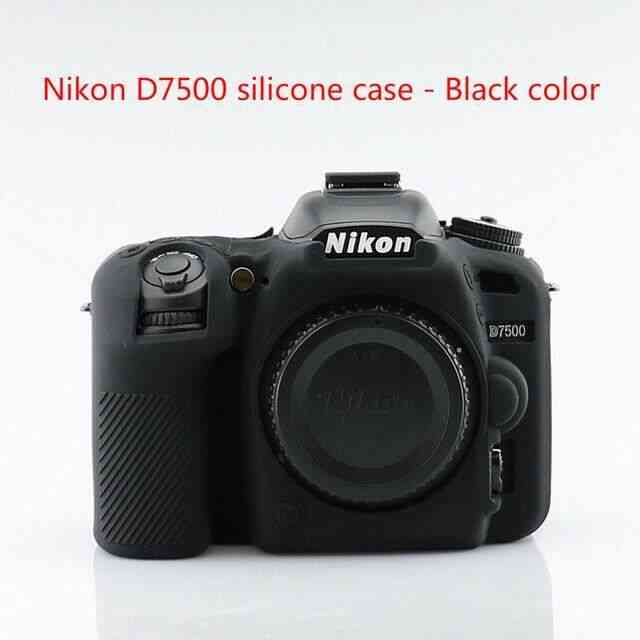 Sac pour appareil photo reflex numérique Nikon D780 housse en Silicone pour appareil photo Nikon D7500~D7500-Black SN5856