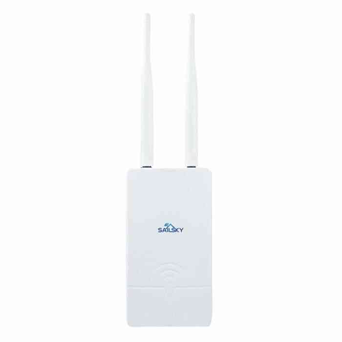 Sailsky Routeur Sans Fil XM218 Wcdma 4G LTE Enterprise 300Mbps 2PièCes SéRies Antennes avec Fente pour Carte SIM Port LAN Prise UE