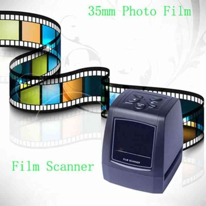 scanner de film de 35 mm Numérisation de photos de diapositives négatives de scanner de haute résolution de