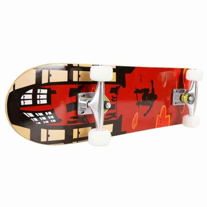 Skateboard complet adulte érable Deck - Rouge